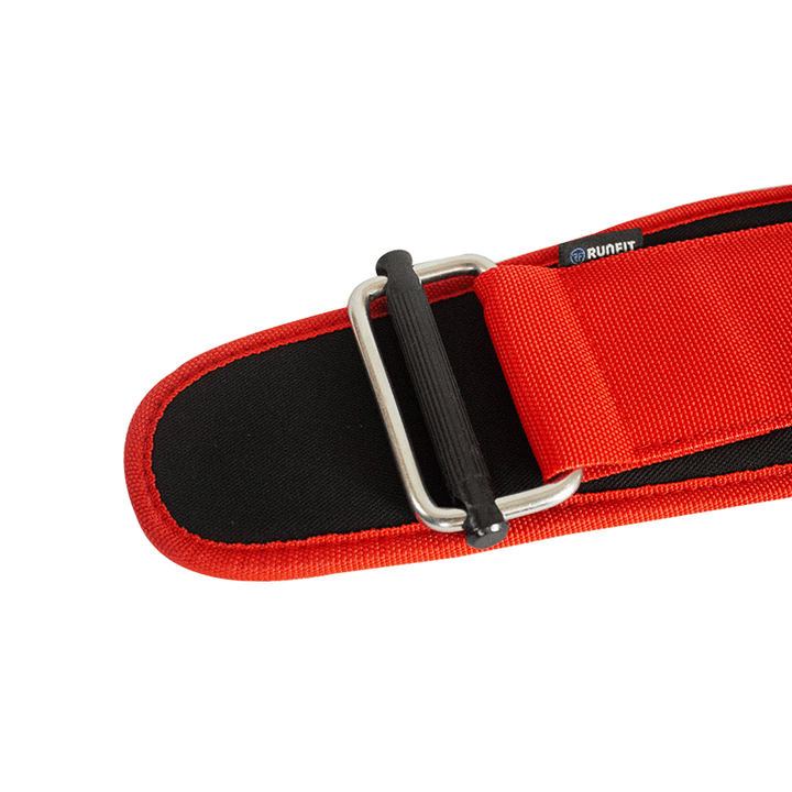 Cinturón de levantamiento - rojo - RUNFIT Accesorios Fitness