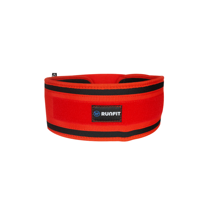 Cinturón de levantamiento - rojo - RUNFIT Accesorios Fitness