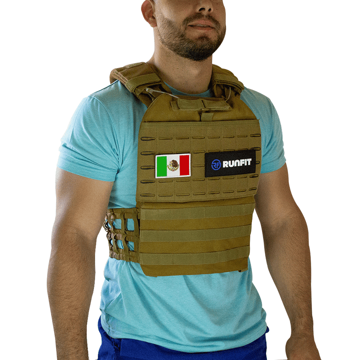 Chaleco + 2 parches + PARCHE PERSONALIZADO GRATIS - RunFit - go for it