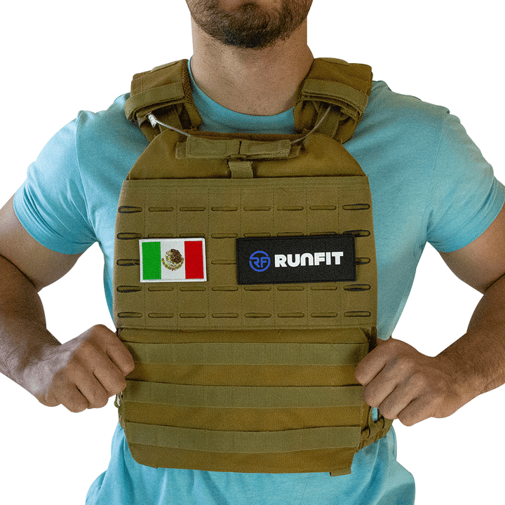 Chaleco + 2 parches + PARCHE PERSONALIZADO GRATIS - RunFit - go for it