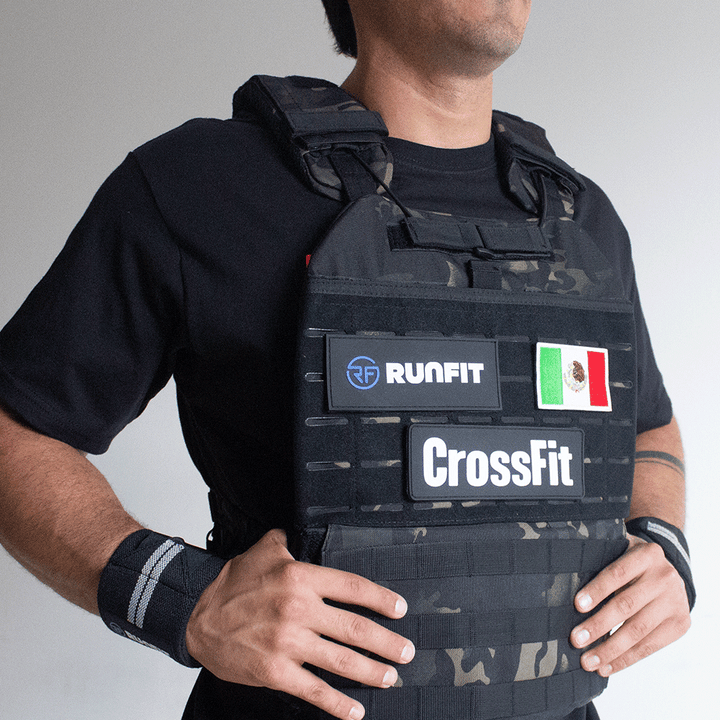 Chaleco + 2 parches + PARCHE PERSONALIZADO GRATIS - RunFit - go for it