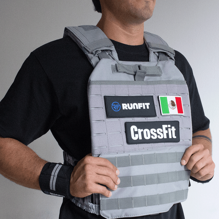 Chaleco + 2 parches + PARCHE PERSONALIZADO GRATIS - RunFit - go for it