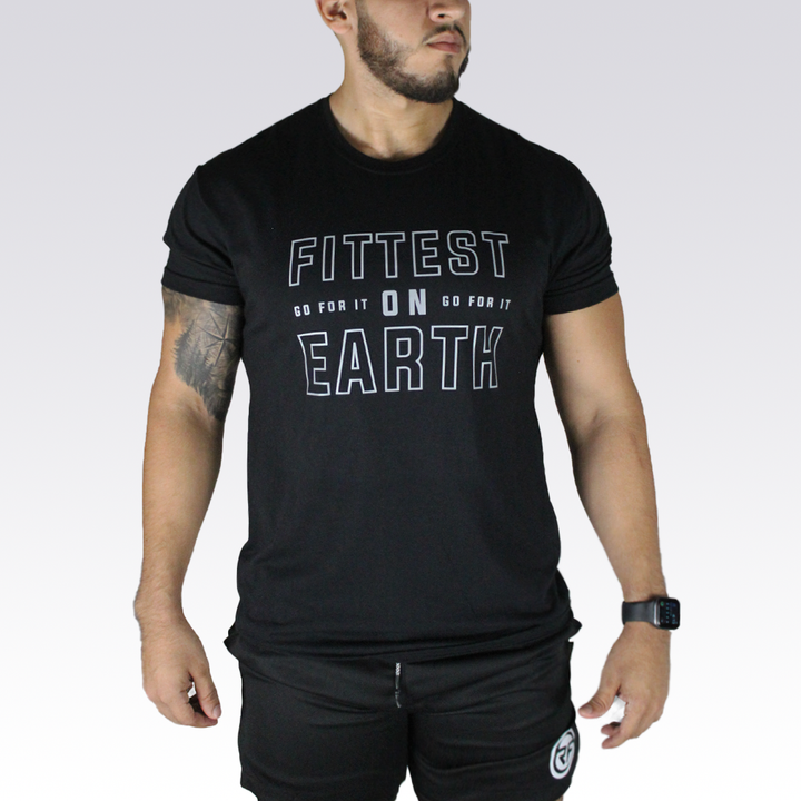 Playera - Fittest on earth - RunFit - go for it
