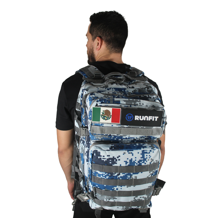 Mochila Táctica 45L - Camo navy - RunFit - go for it