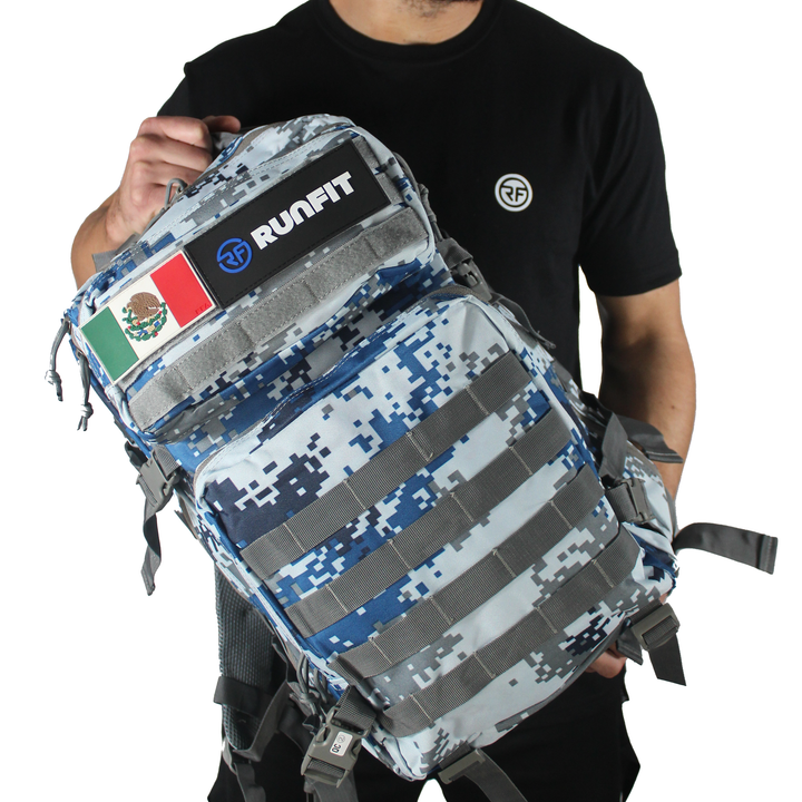 Mochila Táctica 45L - Camo navy - RunFit - go for it