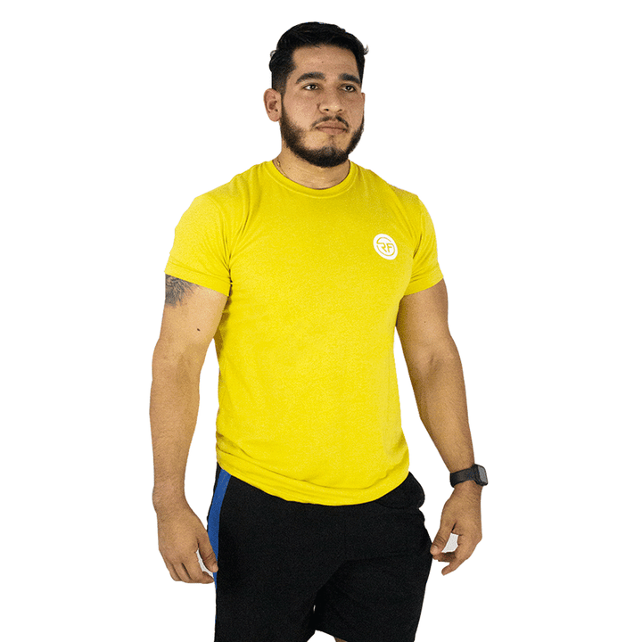 Playera_Beach makes me smile_Yellow