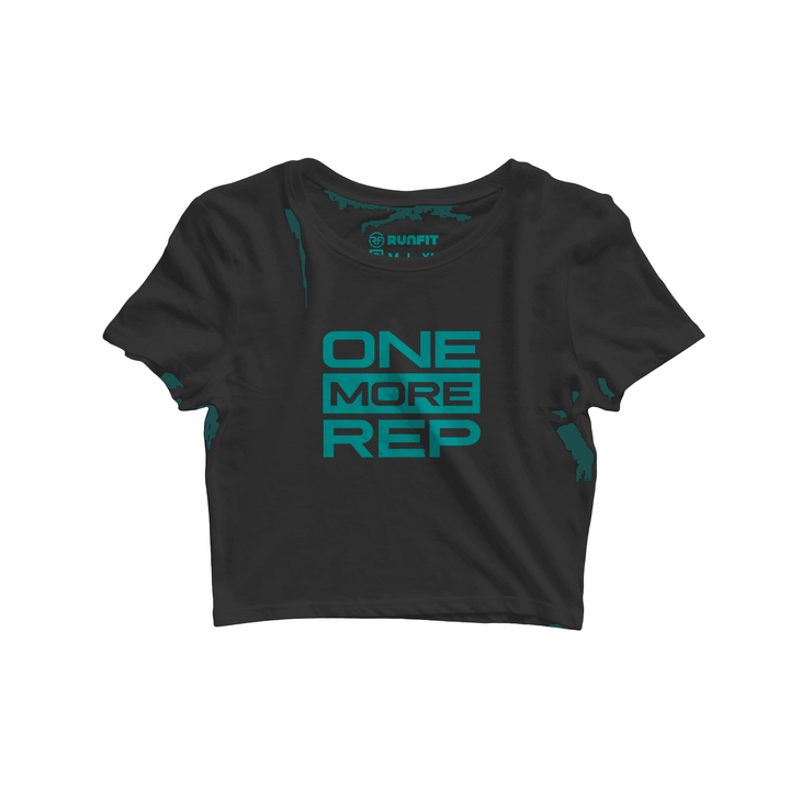 Crop top "one more rep" - RunFit - go for it