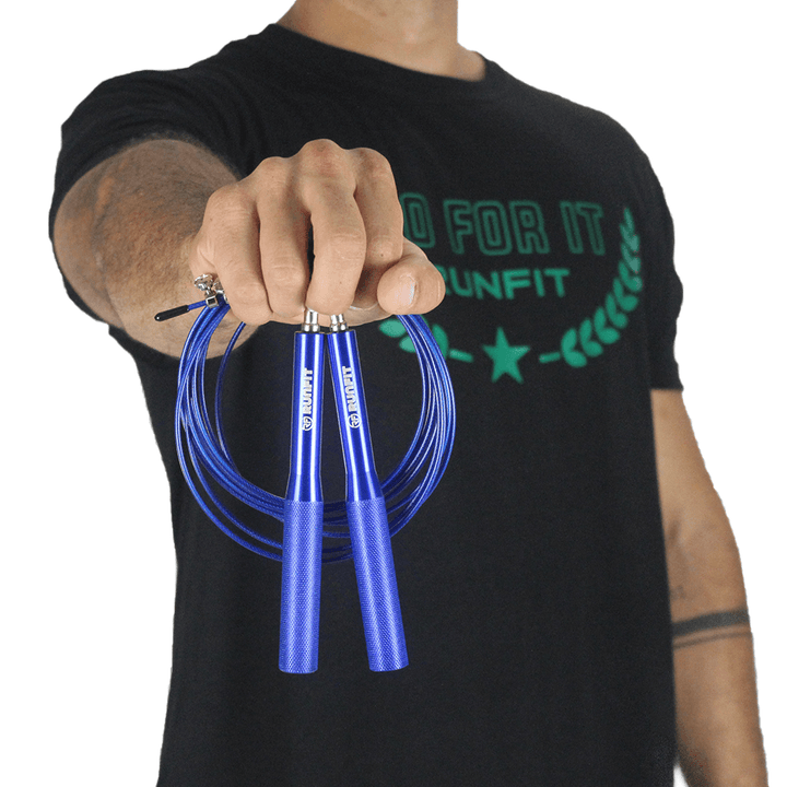 Speed Rope aluminio azul - RunFit - go for it
