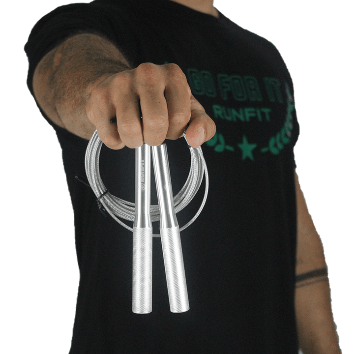 Speed Rope Al Thread Speed Rope aluminio plata – RUNFIT - Equipo y accesorios fitness