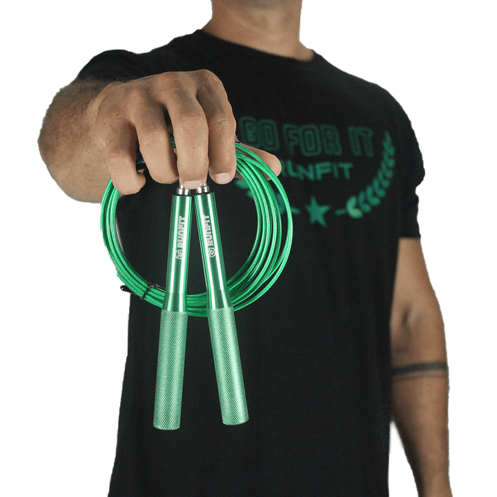 Speed Rope aluminio verde - RunFit - go for it
